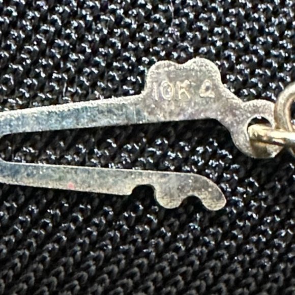 Classy Long Multi-Stone Necklace w/ 10k Clasp - Picture 4 of 4